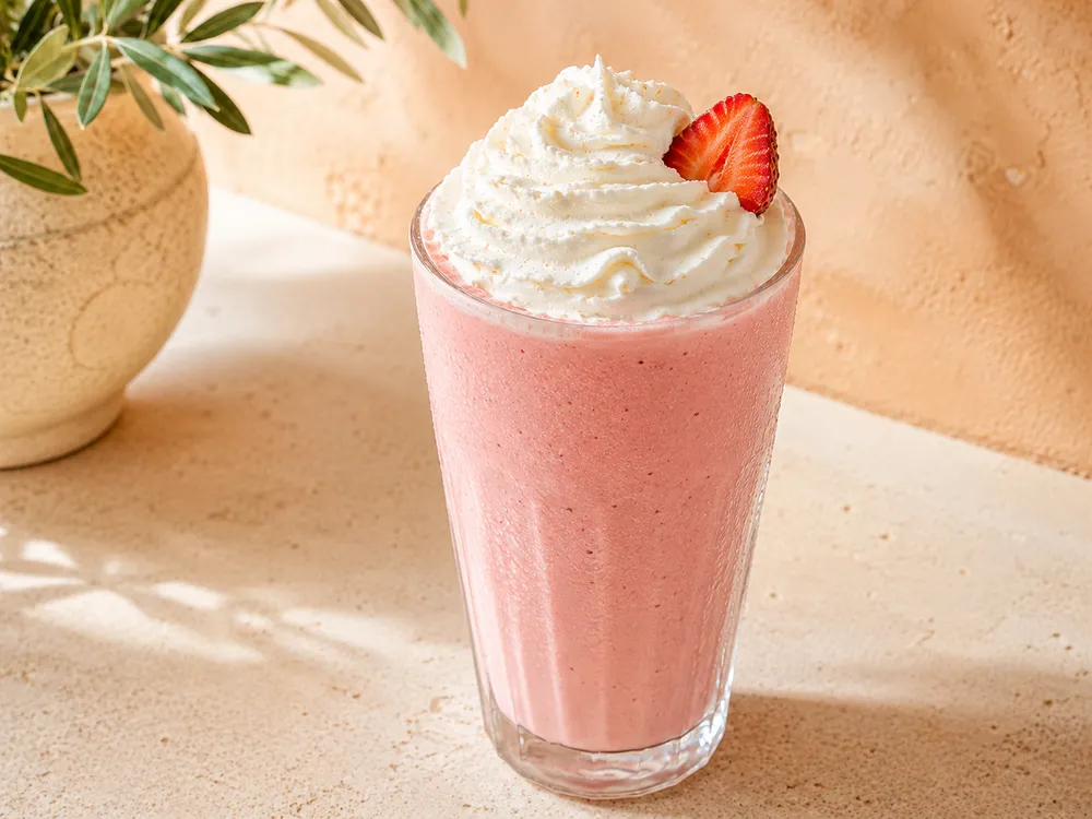 Çilekli Milkshake