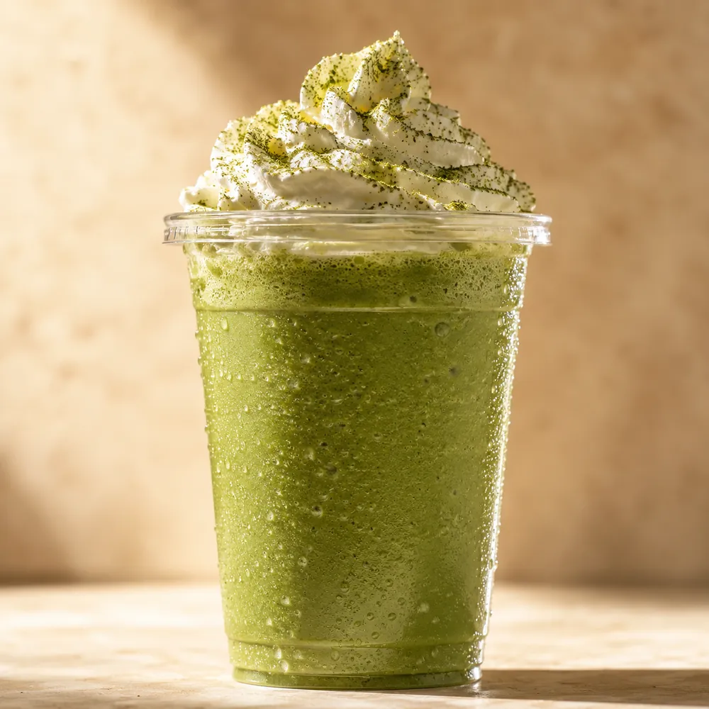 Matcha Cream Blended