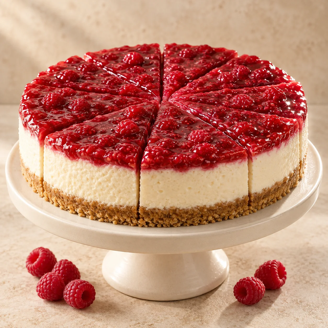 Frambuazlı Cheesecake