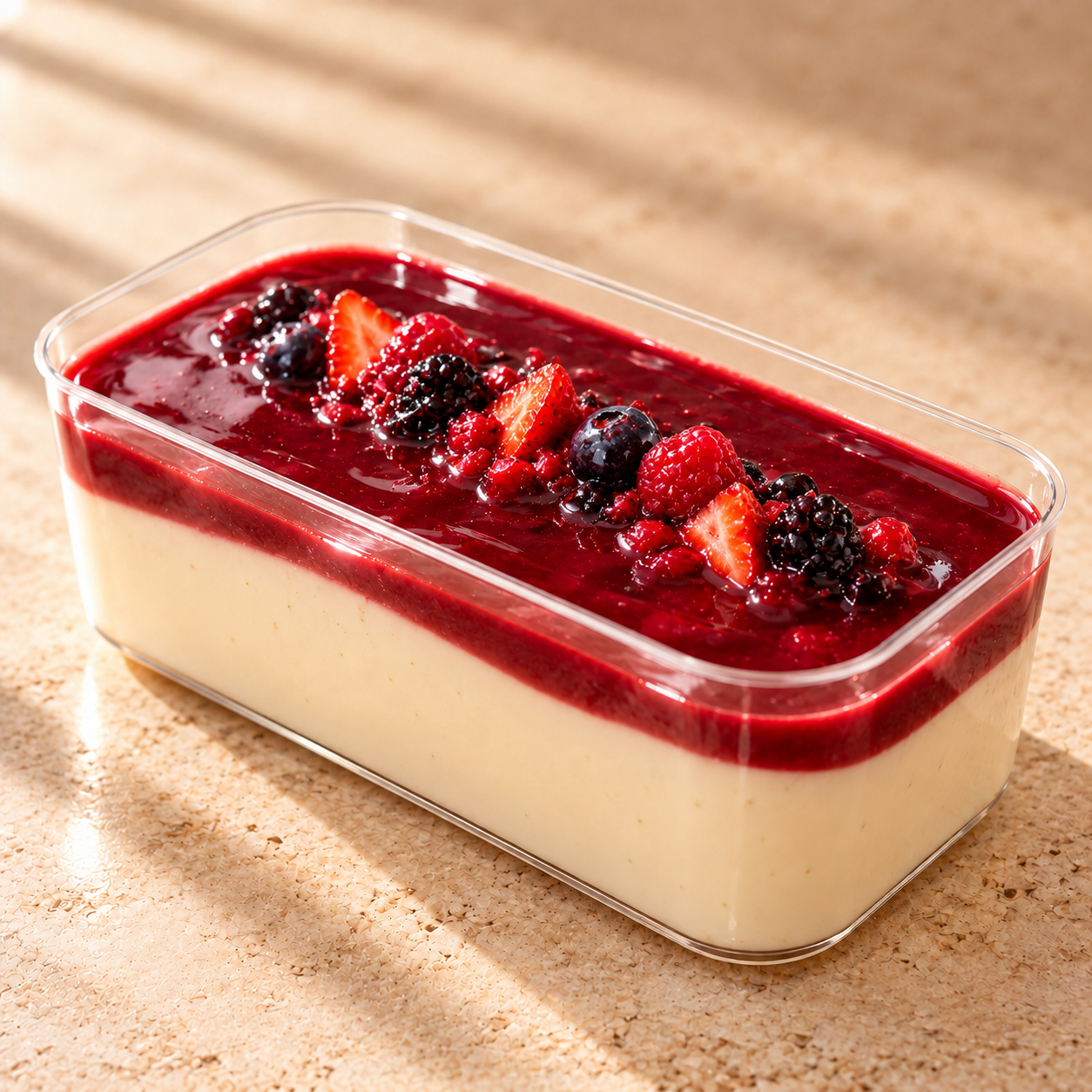 Panna Cotta Cup Meyveli